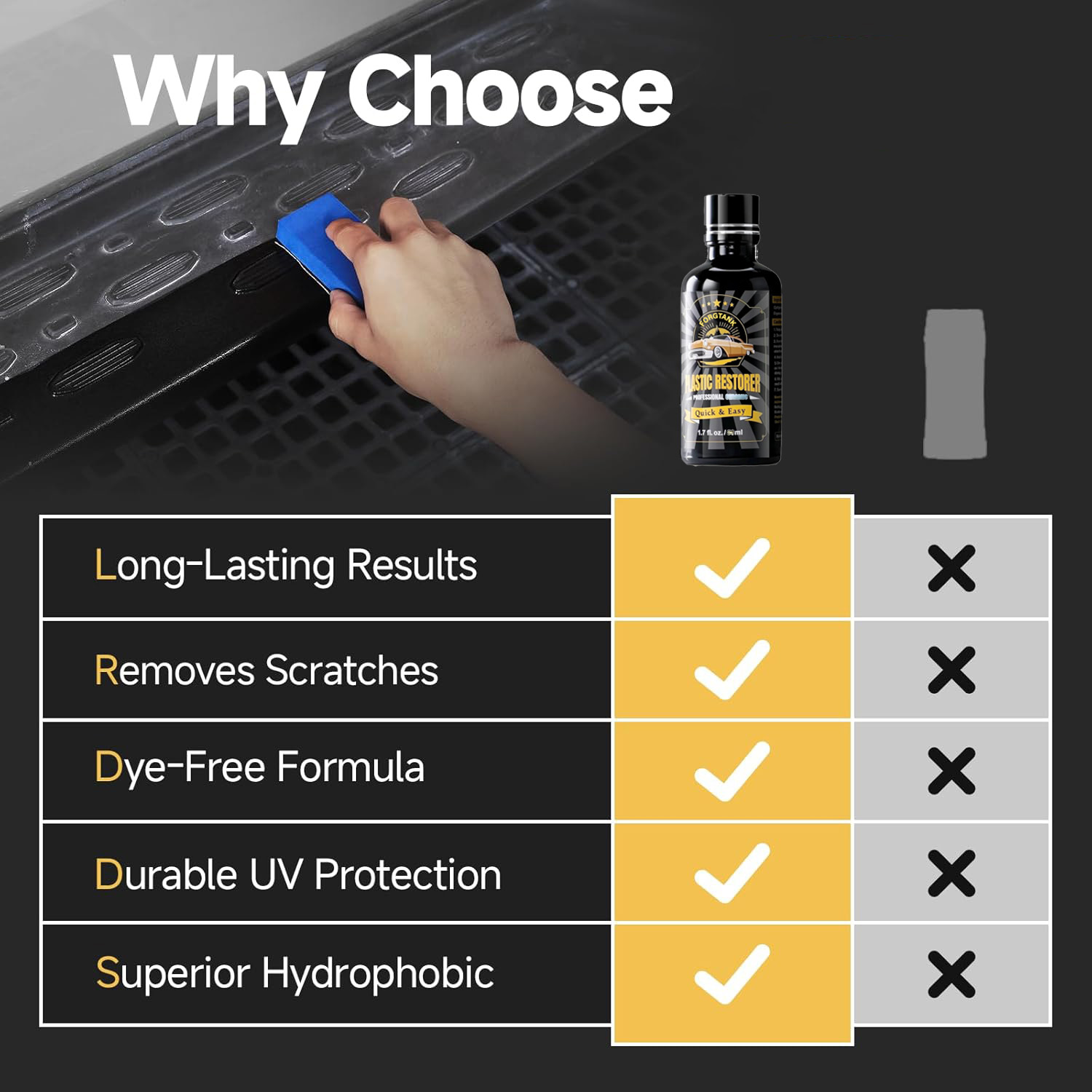 Restaurateur de plastiques pou - Trim Restorer Plastic avis et prix