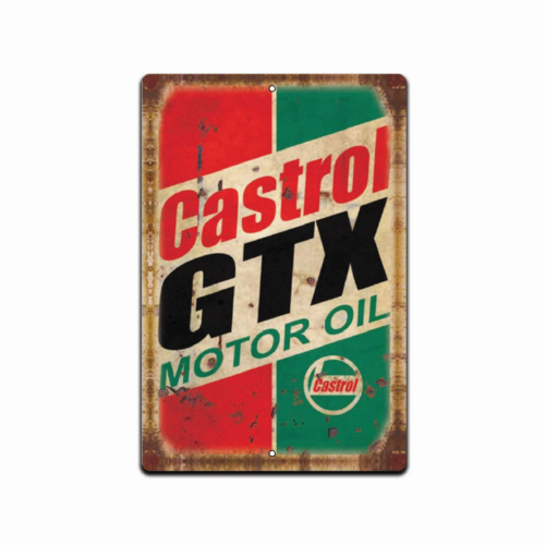 Panneau en fer blanc Castrol G - Castrol Oil Gtx avis et prix